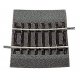Curved track -- Gebogenes Gleis -- R3-1-4 7-5 - HO - Roco 42509