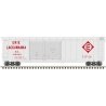 Postwar 50′ Double-Door Boxcar - Ready to Run - Master(R) -- Erie Lackawanna 66410 (gray, maroon), HO, Atlas Model Railroad Co