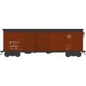 X31 Double-Door Round Flush Roof Boxcar - Ready to Run -- Detroit, Toledo & Ironton 12243 (Blt. 9-37 Repack 8-54, Boxcar Red, bl