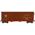 X31B Double-Door Round Flush Roof Boxcar - Ready to Run -- Pennsylvania Railroad 61860 (Blt. 5-36 Repack 3-43, Tuscan, Circle Ke