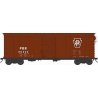 X31A Single-Door Round Inset Roof Boxcar - Ready to Run -- Pennsylvania Railroad 80620 (Blt. 5-36 Repack 11-62, Tuscan, Plain Ke