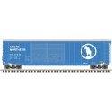 Postwar 50′ Double-Door Boxcar - Ready to Run - Master(R) -- Great Northern 35809 (Big Sky Blue, white), HO, Atlas Model Railr