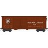 X31B Double-Door Round Flush Roof Boxcar - Ready to Run -- Pennsylvania Railroad 61509 (Blt. 3-36 Repack 2-56, Tuscan, Shadow Ke