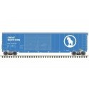 Postwar 50′ Double-Door Boxcar - Ready to Run - Master(R) -- Great Northern 35930 (Big Sky Blue, white), HO, Atlas Model Railr