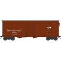 X31A Single-Door Round Inset Roof Boxcar - Ready to Run -- Pennsylvania Railroad 77123 (Blt. 5-36 Repack 9-46, Tuscan, Circle Ke