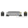AutoFlood III Rapid Discharge Coal Hopper w/Load 6-Pack - Ready to Run -- Union Pacific Set 3, HO, Rapido Trains Inc 169063