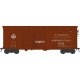 X31F Double-Door Turtle-Roof Boxcar w/Loader - Ready to Run -- Pennsylvania Railroad 81569 (Blt. 6-34 Repack 9-47, Tuscan, Circl