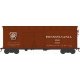 X31F Double-Door Turtle-Roof Boxcar - Ready to Run -- Pennsylvania Railroad 81623 (Blt. 3-36 Repack 5-58, Tuscan, Shadow Keyston