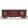 40` Postwar Boxcar with 8` Door - Ready to Run - Master(R) -- Canadian National 542762 (Boxcar Red, white, green, Serves All Can
