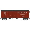 X31 Double-Door Round Flush Roof Boxcar - Ready to Run -- Seaboard Air Line 11571 (Blt. 4-40 Repack 3-50, Boxcar Red, Orange Blo