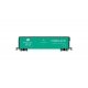 50′ Plug-Door Boxcar No Roofwalk - Ready to Run -- Pittsburgh & Lake Erie 6467 (Jade Green, black, white, PC Logo), HO, Rivaro