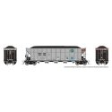 AutoFlood III Rapid Discharge Coal Hopper 6-Pack - Ready to Run -- BNSF Railway Set 1 (silver, HO, Rapido Trains Inc 169042