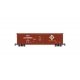 50′ Plug-Door Boxcar w/Roofwalk - Ready to Run -- Erie Lackawanna 68360 (Boxcar Red, white, Cushion Car Markings), HO, Rivaros