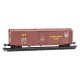 50′ Plug-Door Boxcar - Ready to Run -- Pennsylvania Railroad 45747 (Tuscan, yellow, white, Cushioned Car), N, Micro Trains Lin
