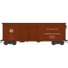 X31B Double-Door Round Flush Roof Boxcar - Ready to Run -- Pennsylvania Railroad 61854 (Blt. 5-36 Repack 3-43, Tuscan, Circle Ke