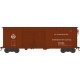 X31A Double-Door Round Flush Roof Boxcar - Ready to Run -- Pennsylvania Railroad 69322 (Blt. 6-34 Repack 9-49, Tuscan, Circle Ke