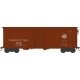 X31A Single-Door Round Inset Roof Boxcar - Ready to Run -- Pennsylvania Railroad 77105 (Blt. 5-36 Repack 9-46, Tuscan, Circle Ke