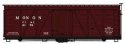 Fowler 36′ Wood Boxcar - Kit -- Monon - Chicago, Indianapolis & Louisville 2175 (Boxcar Red), HO, Accurail Inc 1187