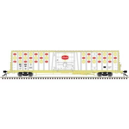 Class BX-177 62′ Beer Boxcar - Ready to Run -- Schaefer 5093 (white, red, gold), HO, Atlas Model Railroad Co. 20007267