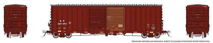 Pacific Car & Foundry B-70-75 Boxcar - Ready to Run -- Southern Pacific 245694 (Boxcar Red, no logos), HO, Rapido Trains Inc 170