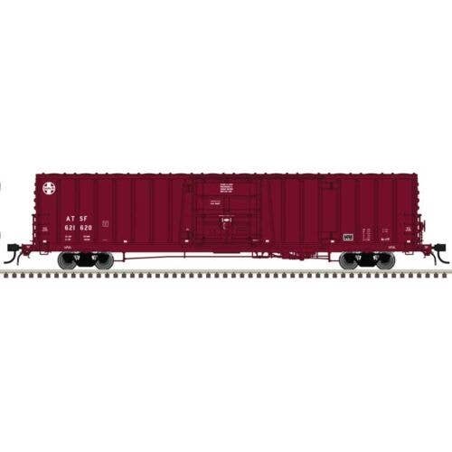 Class BX-177 Plug-Door Boxcar - Ready to Run - Master(R) -- Santa Fe 621620 (1995 Repaint Boxcar Red, White, 24′ Circle Cross 