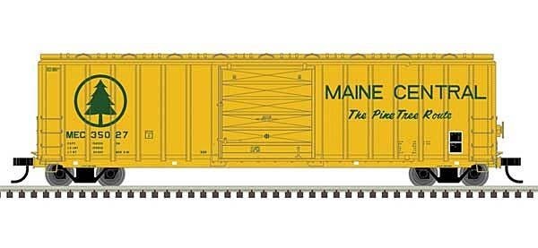 Berwick 50′ Boxcar - Ready to Run - Master(R) -- Maine Central 35035 (Harvest Gold, green), HO, Atlas Model Railroad Co. 20006