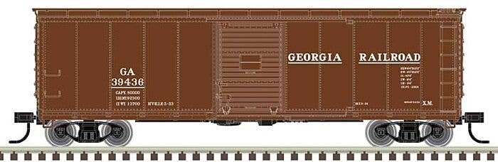USRA Steel Rebuilt 40′ Boxcar - Ready to Run - Master(R) -- Georgia Railroad 39443 (Boxcar Red, white), HO, Atlas Model Railro