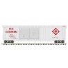 Postwar 50′ Double-Door Boxcar - Ready to Run - Master(R) -- Erie Lackawanna 65800 (gray, maroon), HO, Atlas Model Railroad Co