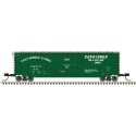 50′ General American RBL Plug-Door Boxcar - Ready to Run - Master(R) -- Gulf, Mobile & Ohio 1259 (green, white, Cushioned... S