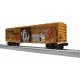 ACF 50′ Boxcar - 3-Rail - Ready to Run -- Railbox 32508 (Weathered, yellow, black, graffiti), O, Lionel 2542301