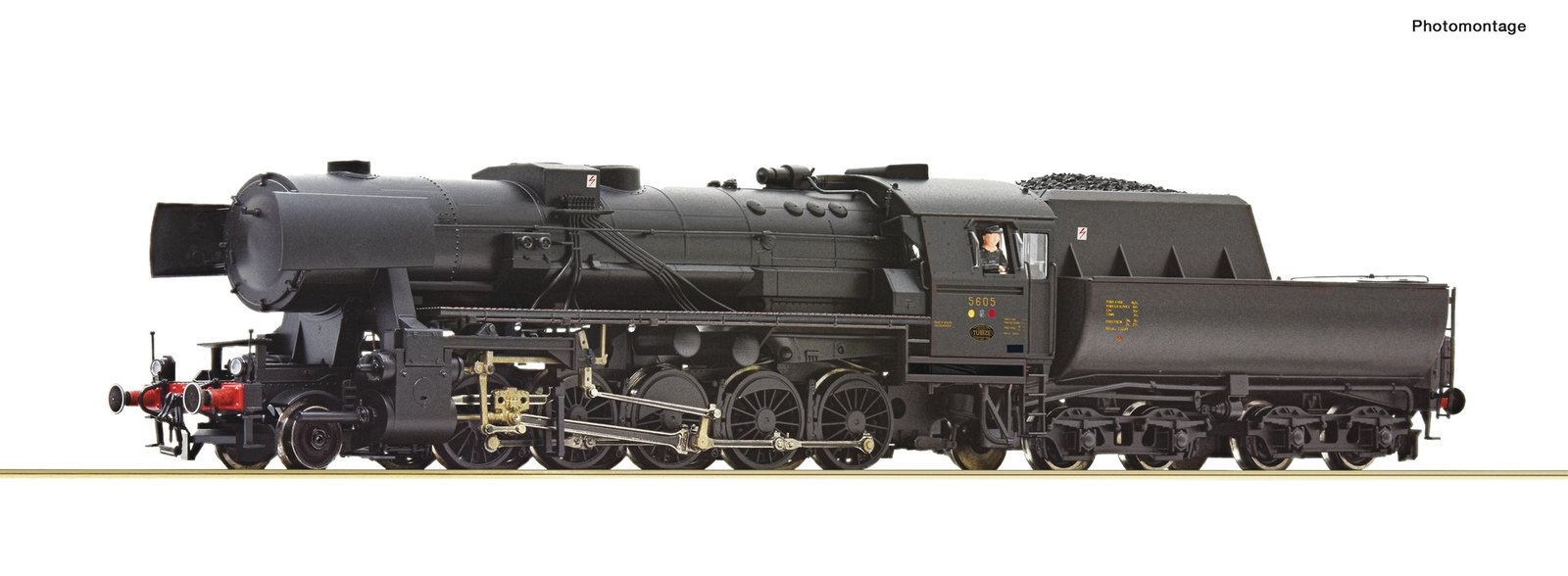 Steam locomotive 5605, CFL, HO, Roco 7120049