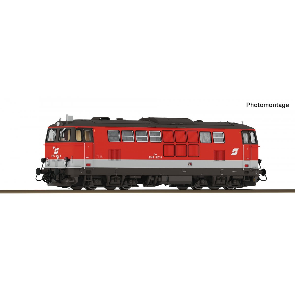 Diesel locomotive 2143 047-5, ÖBB, HO, Roco 7320092