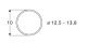 Traction tyre set DC, HO, Roco 40066