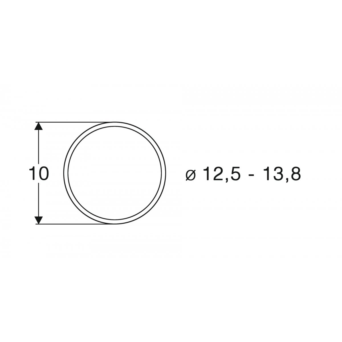 Traction tyre set DC, HO, Roco 40066