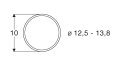 Traction tyre set DC, HO, Roco 40066