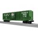 ACF 50′ Boxcar - 3-Rail - Ready to Run -- New Hope & Ivyland 615 (green, white, red, blue, white), O, Lionel 2542330