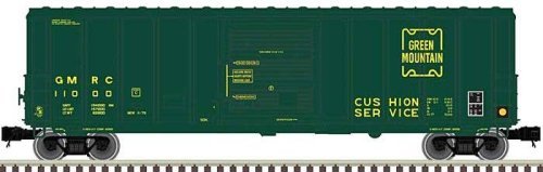 PS-5344 Single-Door Boxcar - 3-Rail - Ready to Run -- Green Mountain (green, yellow), O, Atlas O 3001859