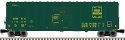 PS-5344 Single-Door Boxcar - 3-Rail - Ready to Run -- Green Mountain (green, yellow), O, Atlas O 3001859