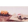 Construction Equipment -- Generator/Compressor Trailer w/Hy-Rail Wheels, N, Railway Express Miniatures 2009