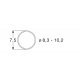 Traction tyre set DC, HO, Roco 40068