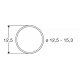 Traction tyre set AC, HO, Roco 40075