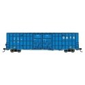 60′ High Cube Plate F Horizontal Post Boxcar - Ready to Run -- GATX Leasing LRS 141002 (blue, white), HO, WalthersMainline 310