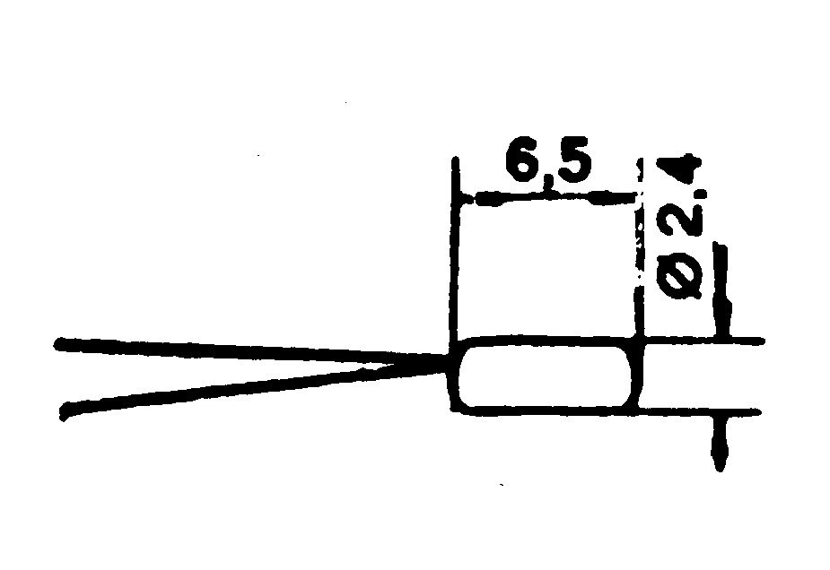 Light bulb with leads, HO, Roco 40322