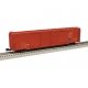 Pullman-Standard PS-1 60′ Double-Door Boxcar - 3-Rail - Ready to Run -- Chicago & North Western 91557 (Boxcar Red, yellow), O,