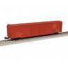 Pullman-Standard PS-1 60′ Double-Door Boxcar - 3-Rail - Ready to Run -- Chicago & North Western 91557 (Boxcar Red, yellow), O,