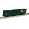 Pullman-Standard PS-1 60′ Double-Door Boxcar - 3-Rail - Ready to Run -- Detroit, Toledo & Ironton 25213 (green, yellow, Large 