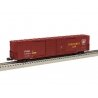 Pullman-Standard PS-1 60′ Double-Door Boxcar - 3-Rail - Ready to Run -- Pennsylvania Railroad 110768 (Boxcar Red, Plain Keyst