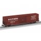 Pullman-Standard PS-1 60′ Single-Door Boxcar - 3-Rail - Ready to Run -- Southern Railway 43710 (Boxcar Red, white, Green Light