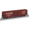 Pullman-Standard PS-1 60′ Single-Door Boxcar - 3-Rail - Ready to Run -- Southern Railway 43710 (Boxcar Red, white, Green Light