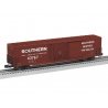 Pullman-Standard PS-1 60′ Single-Door Boxcar - 3-Rail - Ready to Run -- Southern Railway 43767 (Boxcar Red, white, Green Light